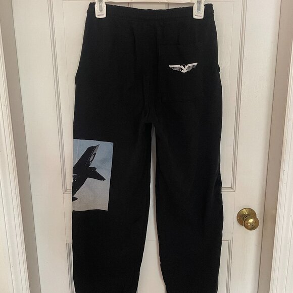 Playboy Big Bunny Aviation Wings N950PB Sweatpants - Black / S - Picture 1 of 2